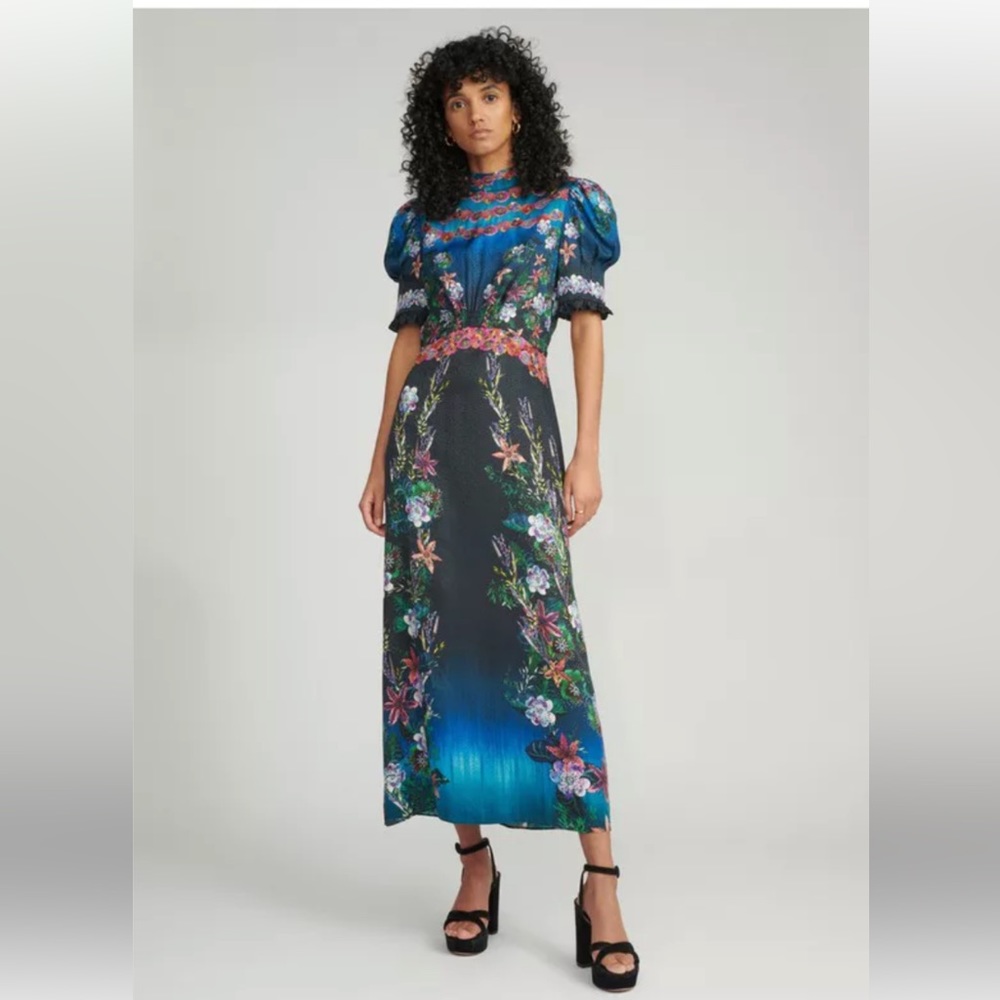 Saloni maxi dress worn once!!!